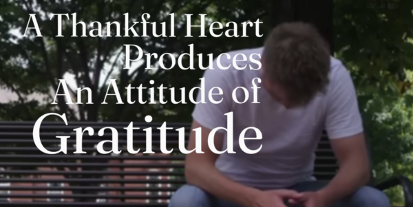 A Thankful Heart Produces an Attitude of Gratitude